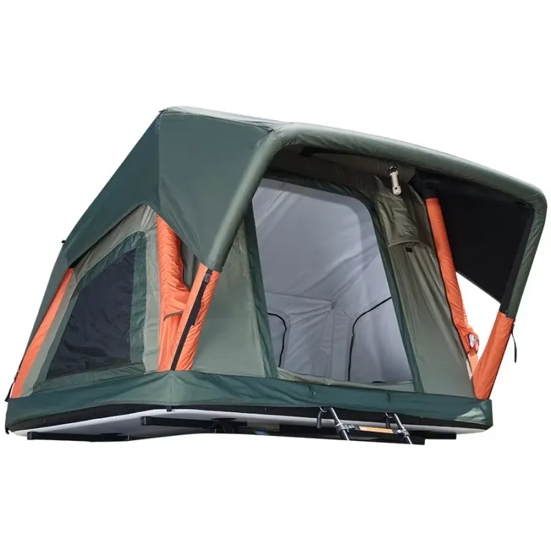 Outdoor Camping Inflatable Tent - 屋外用インフレータブルルーフトップテント、設置不要、全自動、軽量、クイックセットアップ、キャンプ、雨よけ、日よけ