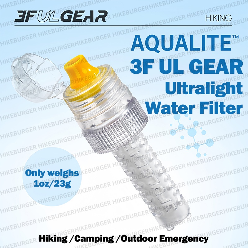 Outdoor Camping Water Filter - 3F UL GEAR ミニポータブル浄水ボトル浄化装置 アウトドアキャンプ、ハイキング、サバイバル、緊急用浄水器
