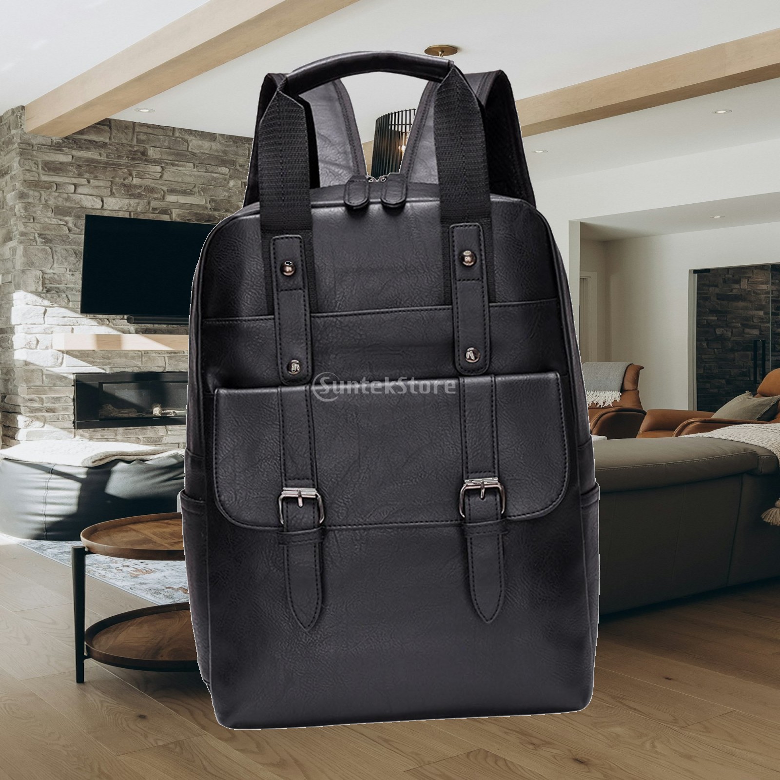 Outdoor Camping Bag - カジュアルバックパック レトロデザイン リュックサック ファッションポーチ クリエイティブトートバッグ アウトドア活動用