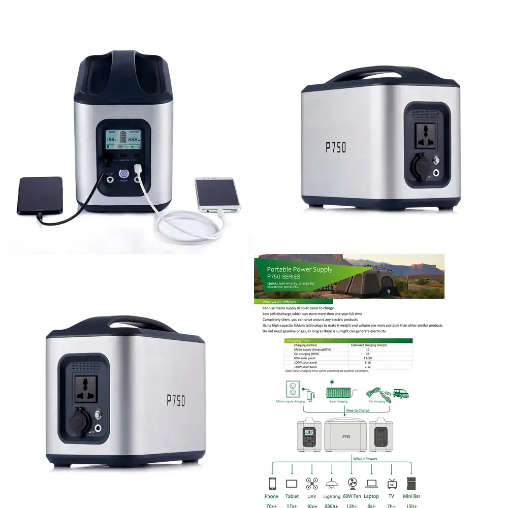 Outdoor Camping Usa - ポータブル電源ステーション AC 100W 200W 300W 110V