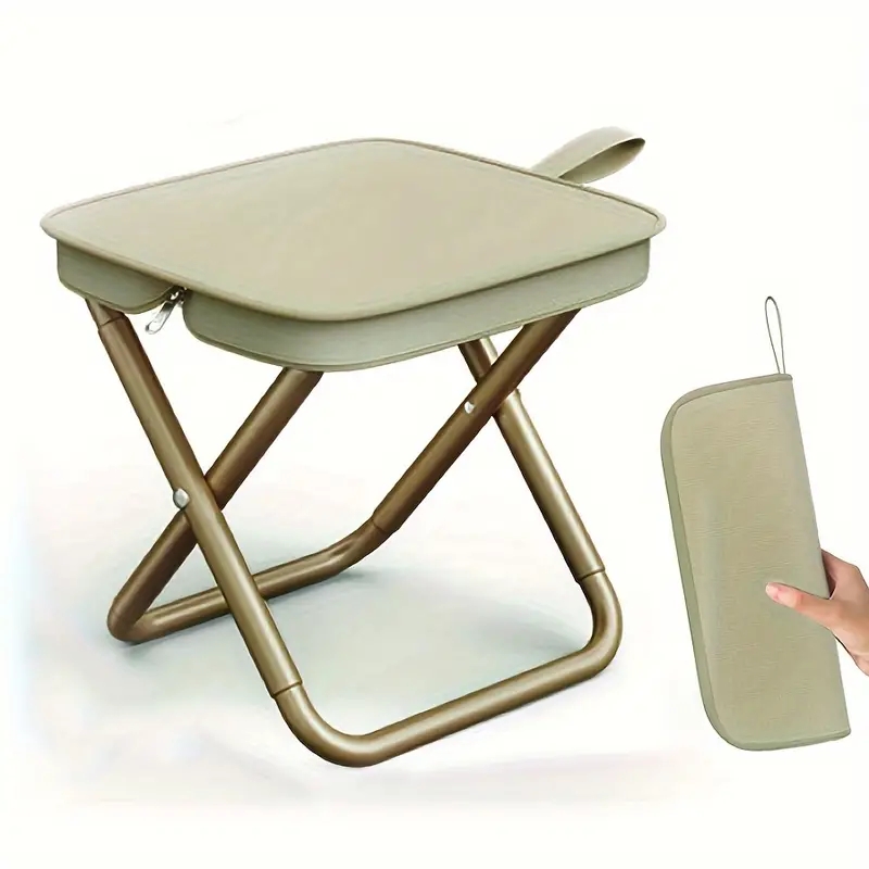 Outdoor Camping Folding Chairs - 屋外折りたたみ筆箱小さなスツールポケットスツールポータブル釣りスツールキャンプ旅行レジャーハンドバッグ椅子