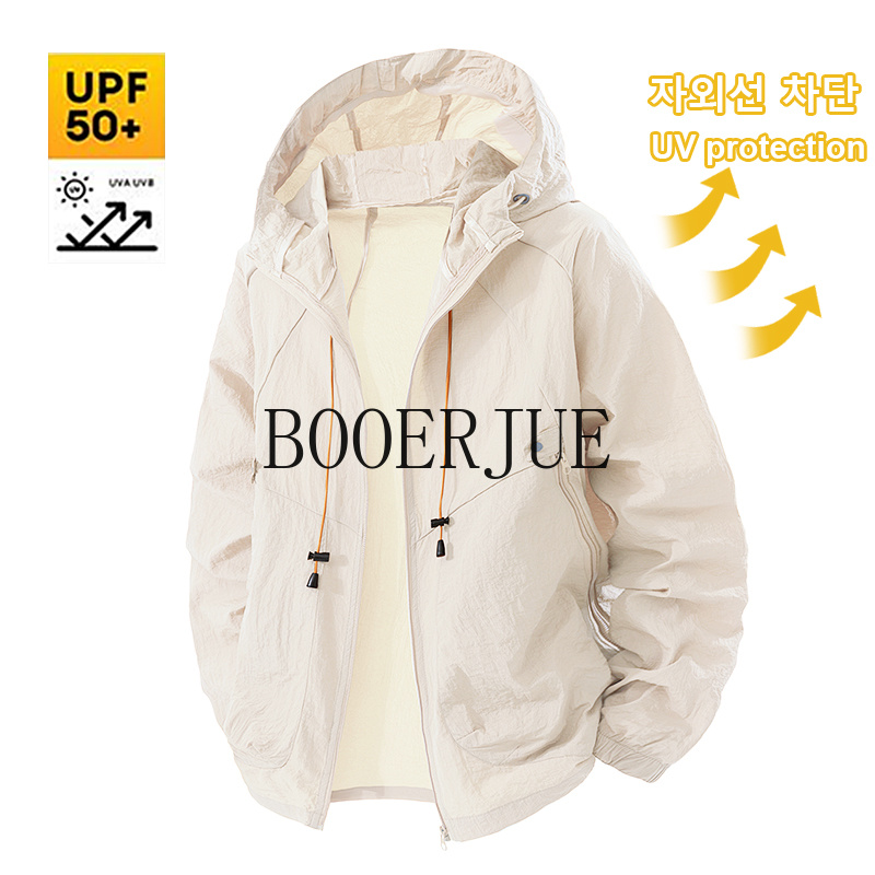Camping Outdoor Clothing - アウトドアスポーツコート抗 UV ウインドブレーカー夏メンズハイキングジャケット防水速乾キャンプ狩猟服日焼け防止