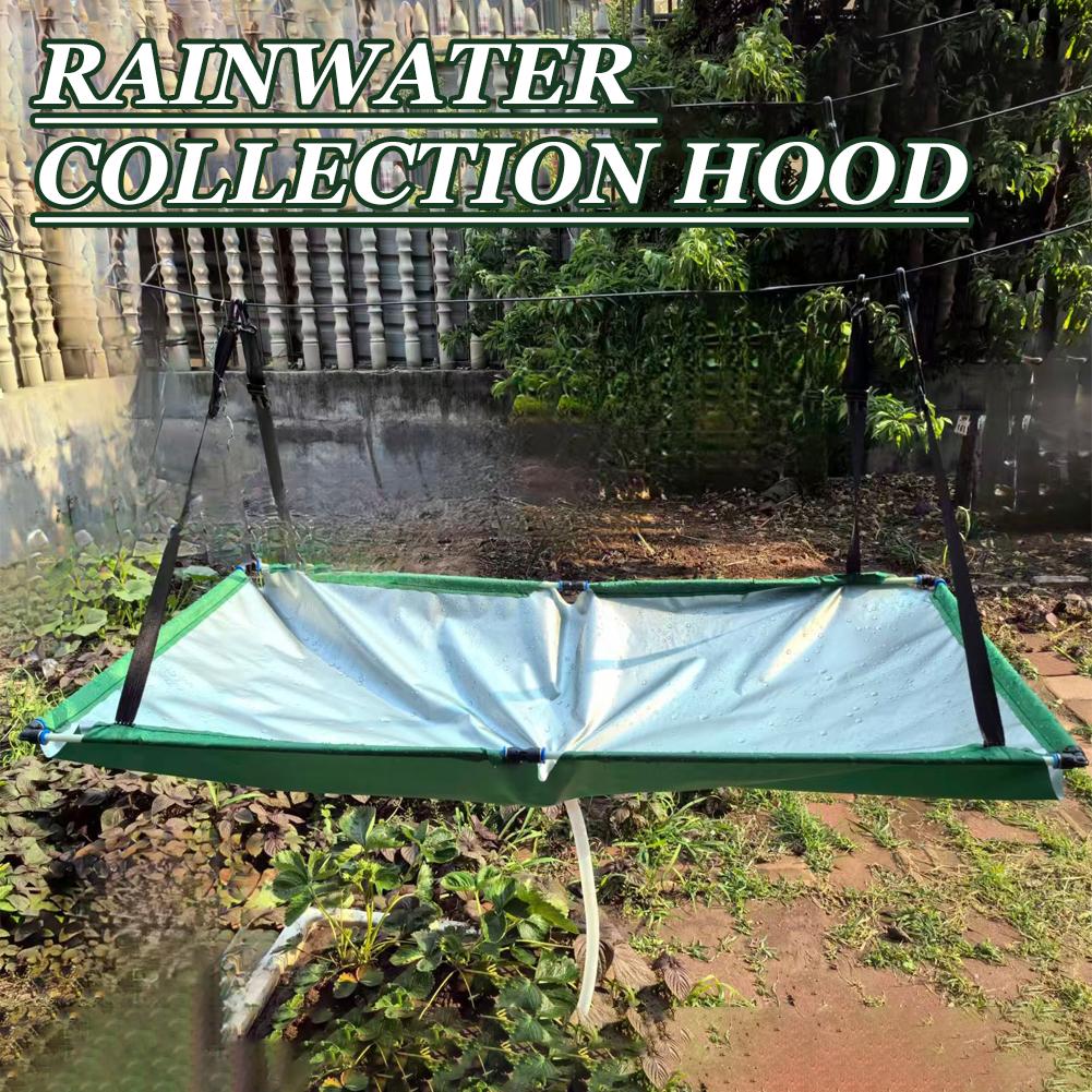 Outdoor Camping Water Filter - 庭用雨水コレクター ホース付き布製雨水キャッチャー フィルター付き 芝生 屋外 裏庭