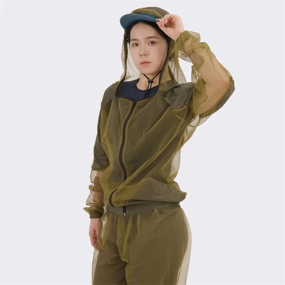 Camping Outdoor Clothing - 屋外キャンプ通気性メッシュ防蚊服ハイキングアドベンチャー防虫服荒野釣り保護スーツ
