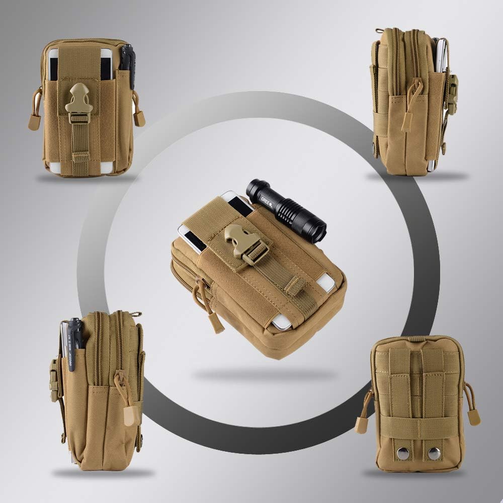 戦術的なモールベルトポーチ軍事ウエストバッグ EDC ツール - Outdoor Camping Bag のレビューと価格