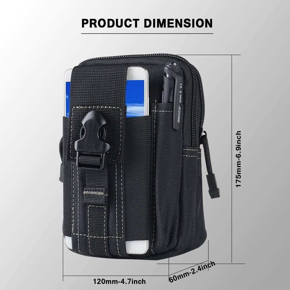戦術的なモールベルトポーチ軍事ウエストバッグ EDC ツール - Outdoor Camping Bag のレビューと価格