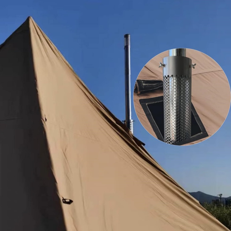 キャンプストーブパイプステンレス鋼煙突チューブ屋外テント用薪 - Outdoor Camping Stove Wood のレビューと価格