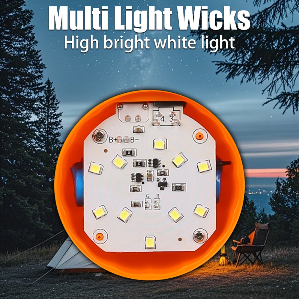 ポータブルミニキャンプランプ 4つの照明モード フック付き  - Camping Lantern のレビューと価格