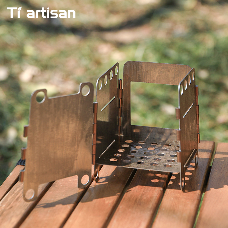 Tiartisan ステンレス鋼キャンプストーブ ミニポータ - Outdoor Camping Stove Wood のレビューと価格