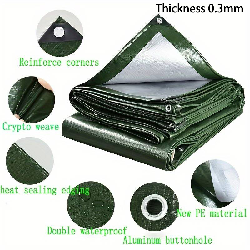 防水大型ターポリン カスタム 3×3 4 5 6 8 10  - Outdoor Camping Automatic Quick Opening Tent のレビューと価格