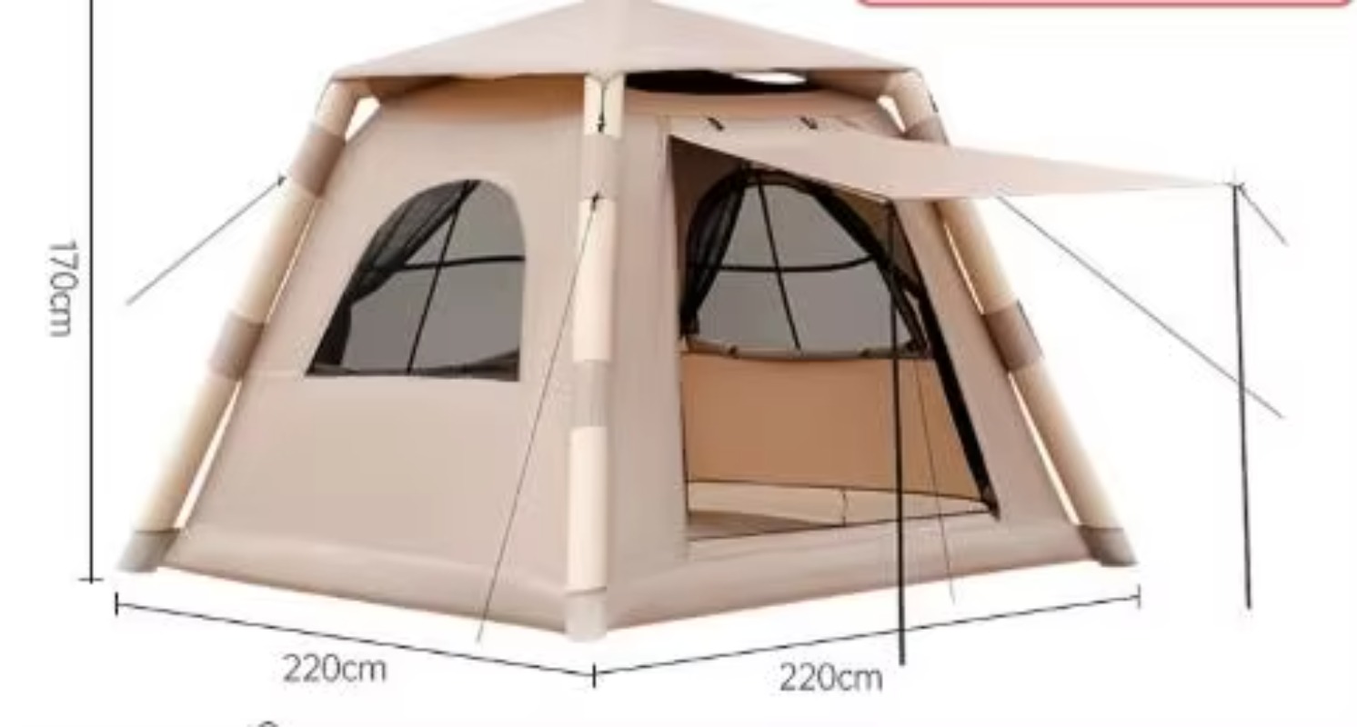 工場出荷のポータブルインフレータブルオックスフォード布製ルー - Outdoor Camping Inflatable Tent のレビューと価格