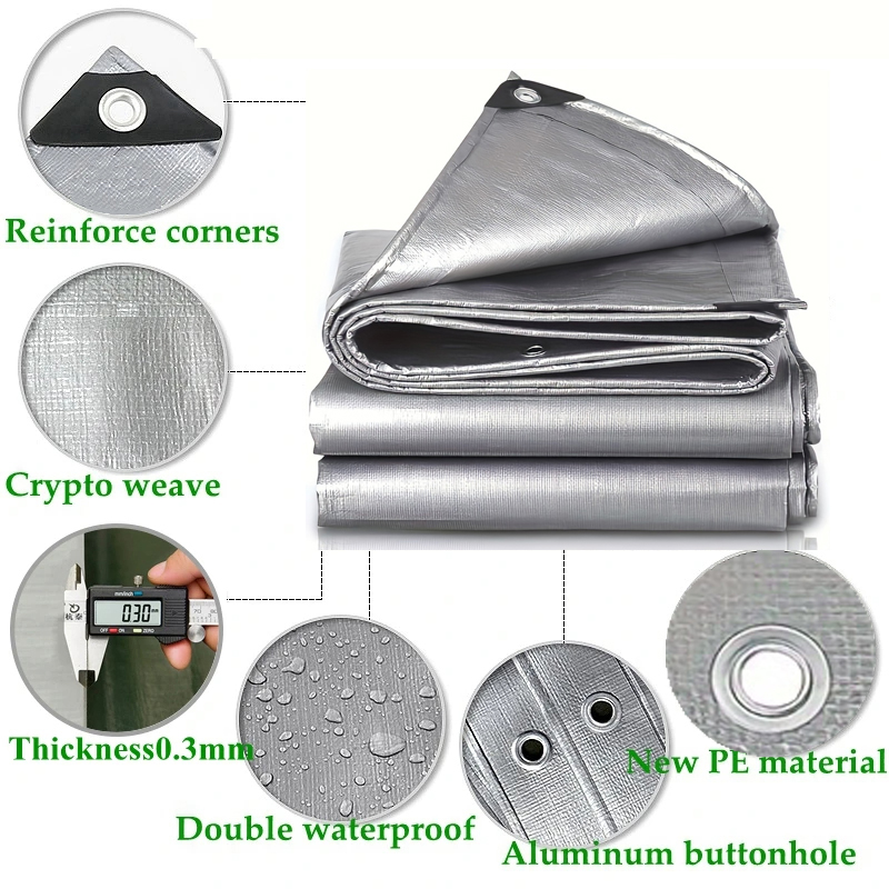 大型防水ターポリン,キャンプターポリン,シルバーキャノピー, - Outdoor Camping Automatic Quick Opening Tent のレビューと価格