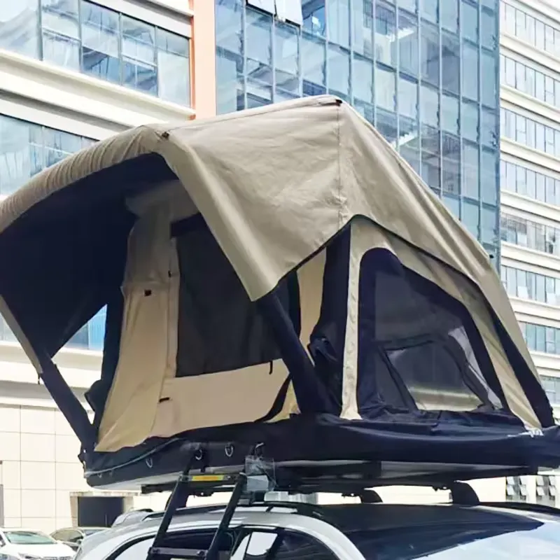 屋外用インフレータブルルーフトップテント、設置不要、全自動、 - Outdoor Camping Inflatable Tent のレビューと価格