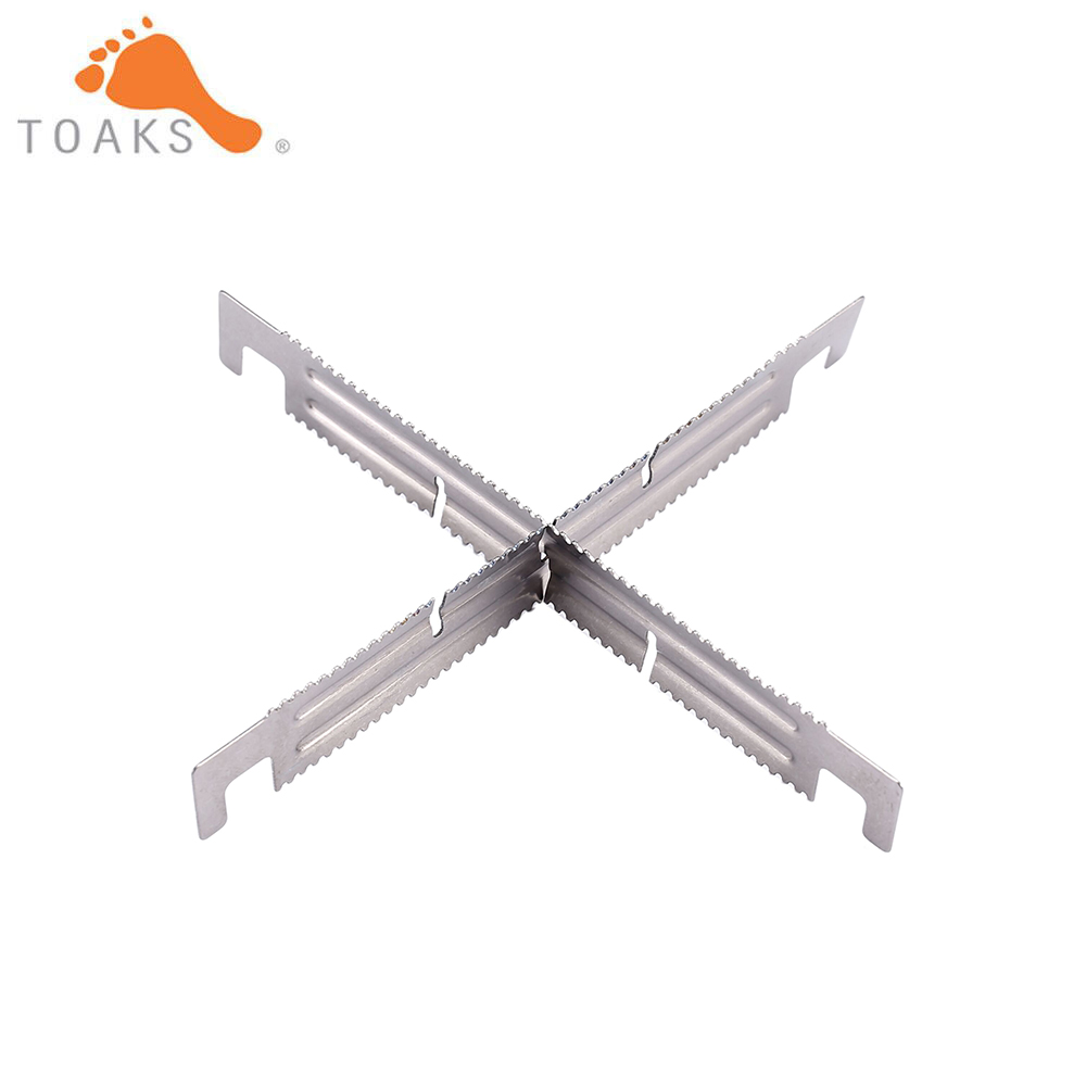 2/4/6 個 TOAKS 屋外チタン薪ストーブクロスバー  - Outdoor Camping Stove Wood のレビューと価格