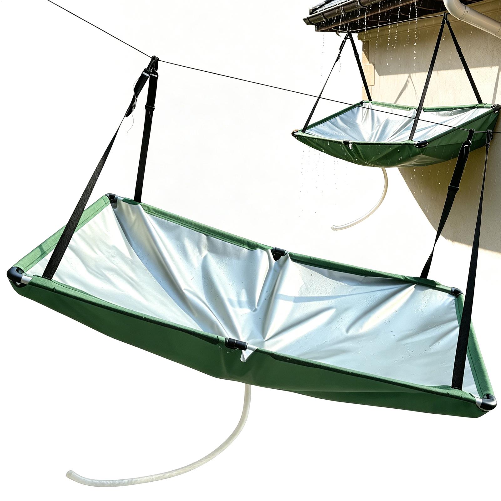 1pc レインコレクター ガーデンウォーターハーベスター用布 - Outdoor Camping Water Filter のレビューと価格