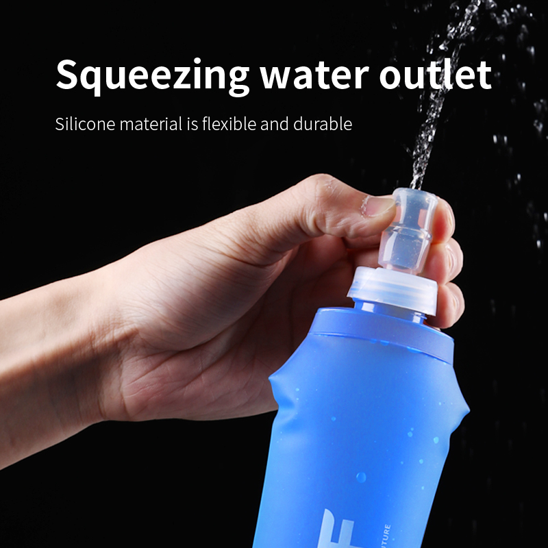 500ml折りたたみ式ウォーターボトル ソフトフラスク BP - Collapsible Water Bottle のレビューと価格