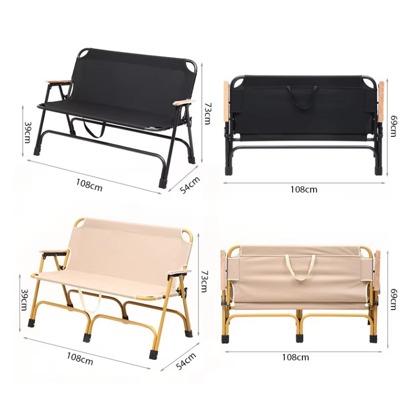 アウトドアキャンプ用ポータブル折りたたみオックスフォードチェ - Outdoor Camping Folding Chairs のレビューと価格