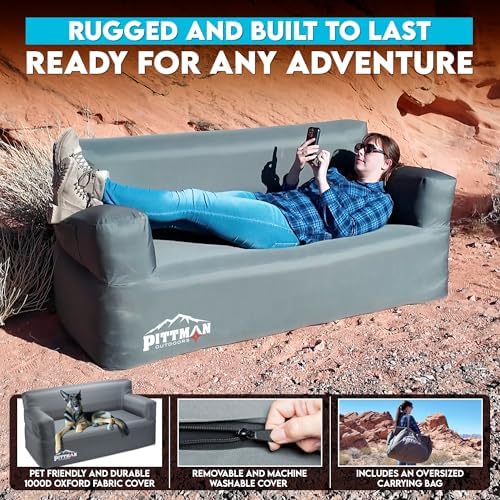 ピットマン - 屋内外兼用内蔵ポンプ付きインフレータブルカウ - Outdoor Indoor Camping のレビューと価格