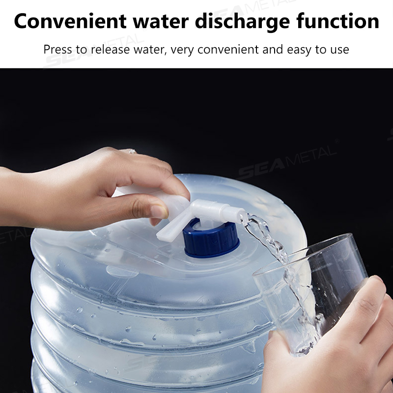 SEAMETAL 5L-15L 車用折りたたみバケツ ポータ - Collapsible Water Bottle のレビューと価格