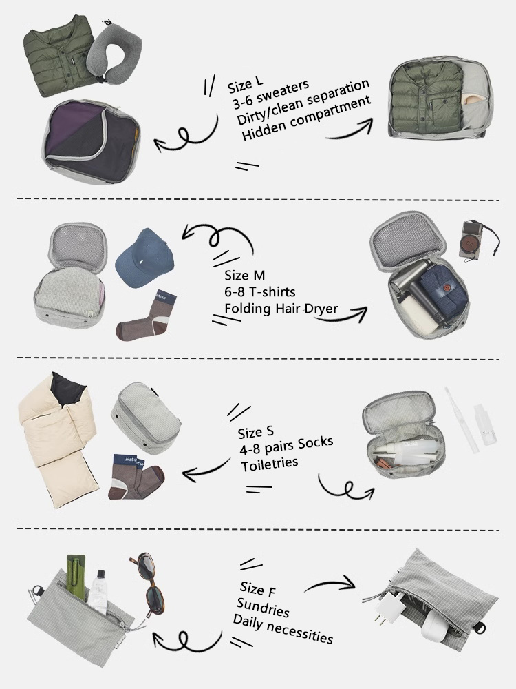 Naturehike-ポータブルトラベル収納バッグ,出張用ス - Camping Outdoor Clothing のレビューと価格