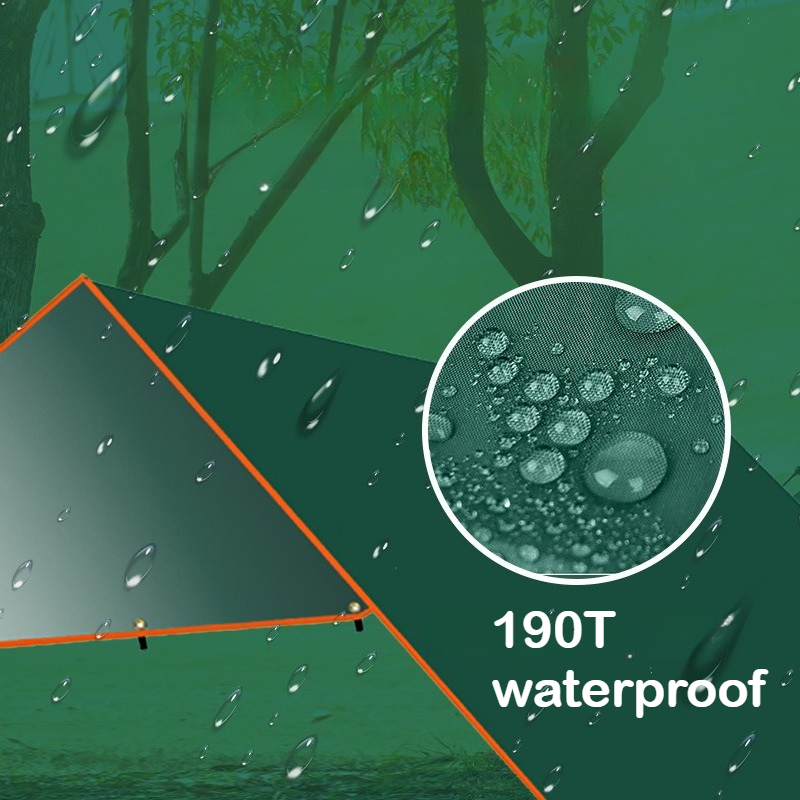3m キャンプタープ 190T 防水生地 超軽量テント サン - Waterproof Tarp Shelter のレビューと価格