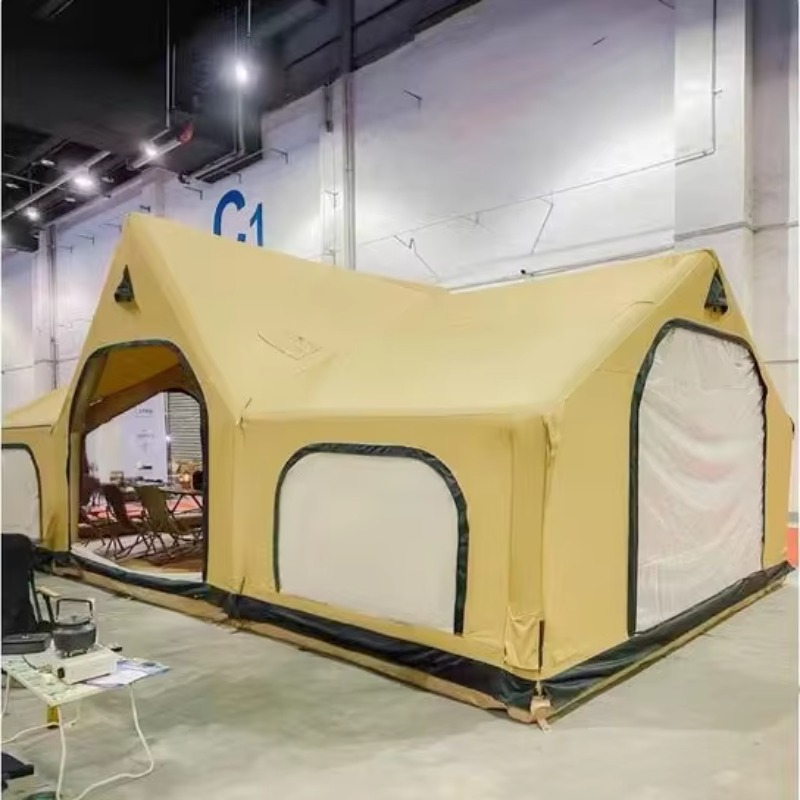 2026年 32.0平方メートル 簡単設営 アウトドア キャ - Outdoor Camping Inflatable Tent のレビューと価格