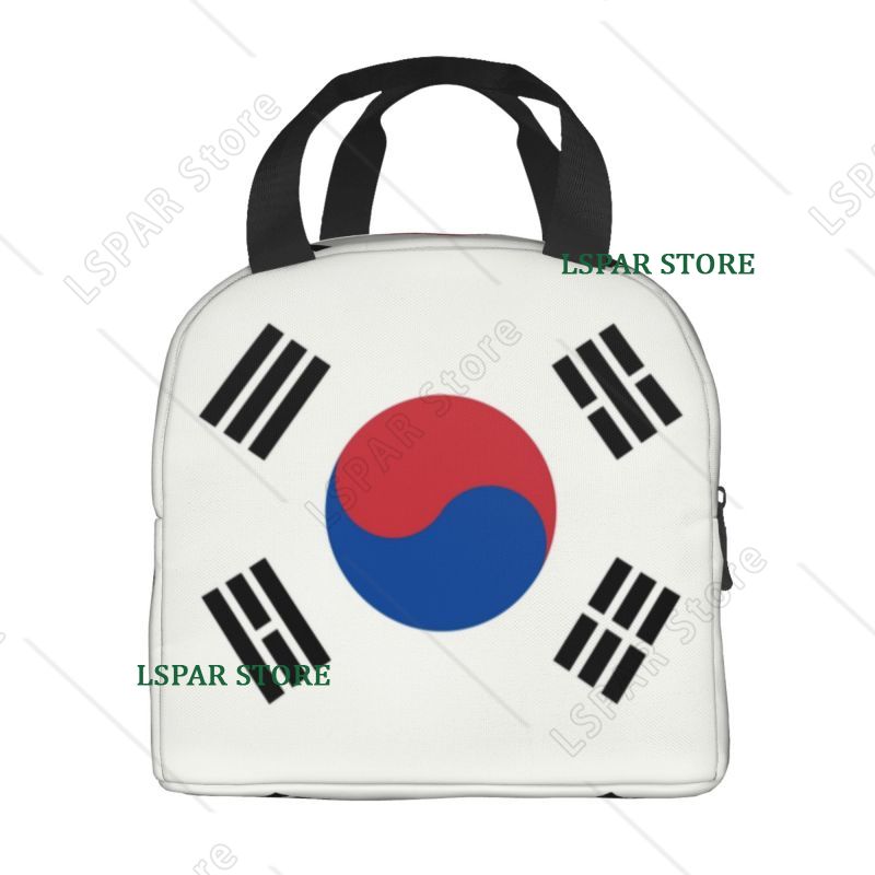 韓国国旗断熱ランチバッグ女性用ポータブルランチコンテナ屋外キ - Outdoor Camping Korea のレビューと価格