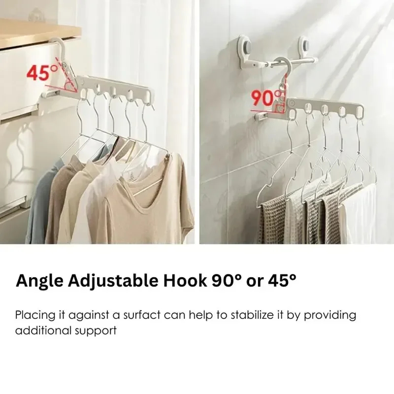 ポータブル折りたたみ式5穴ハンガー、ホテルキャンプハイキング - Camping Outdoor Clothing のレビューと価格