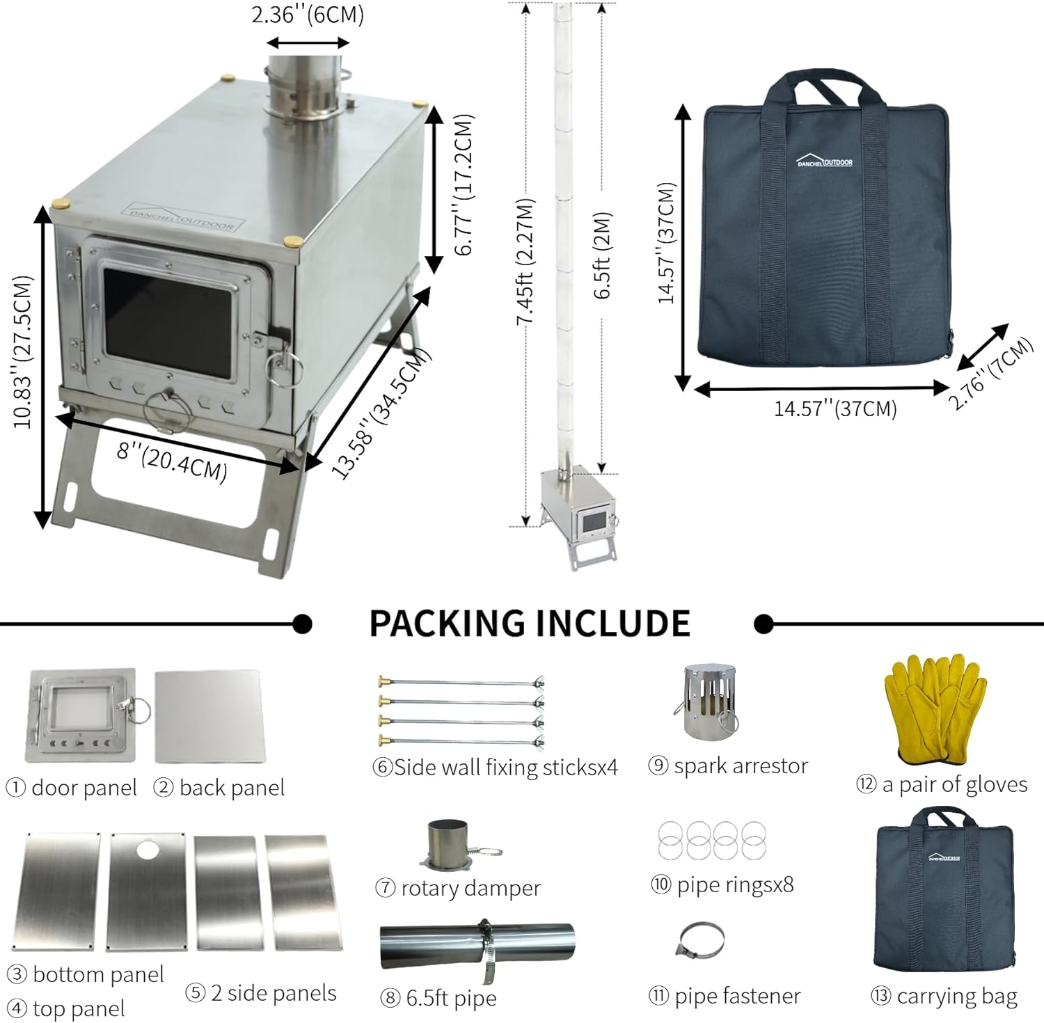 【新製品】屋外用ステンレス製ストーブ、軽量バックパックキャン - Outdoor Camping Stove Wood のレビューと価格