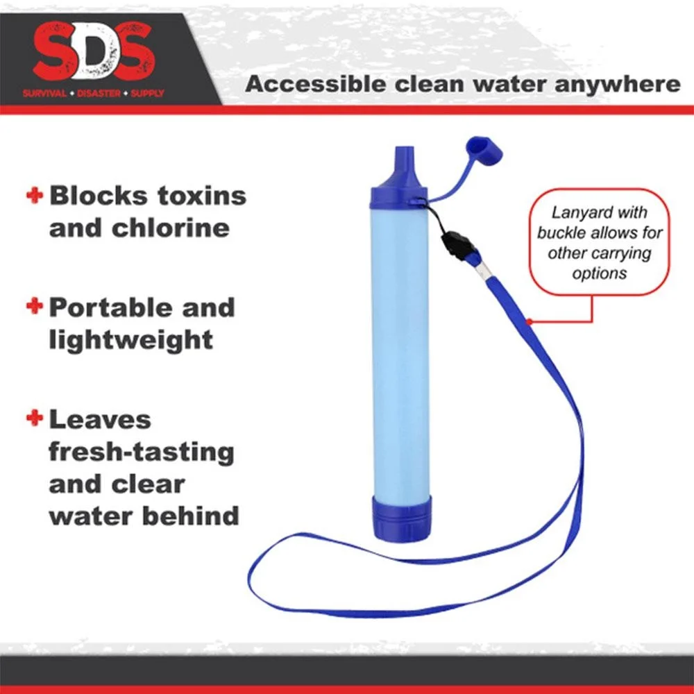 ポータブル屋外浄水器キャンプハイキング緊急生活サバイバルフィ - Outdoor Camping Water Filter のレビューと価格