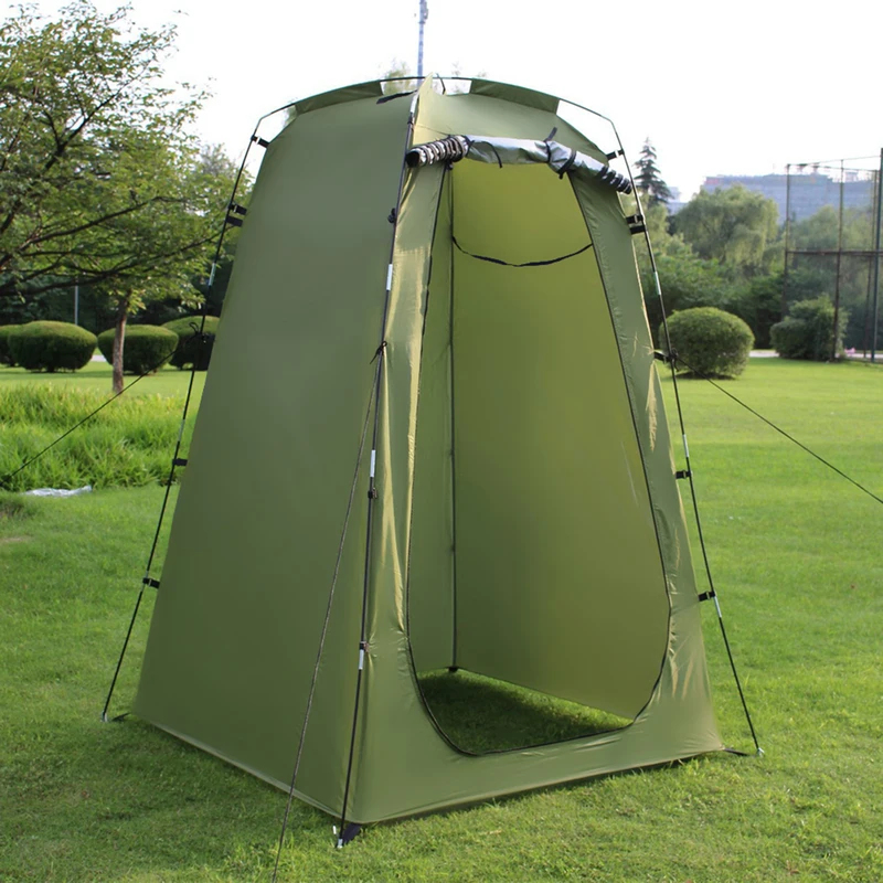 ポータブルプライバシーシャワー更衣テント、屋外キャンプビーチ - Outdoor Camping Automatic Quick Opening Tent のレビューと価格