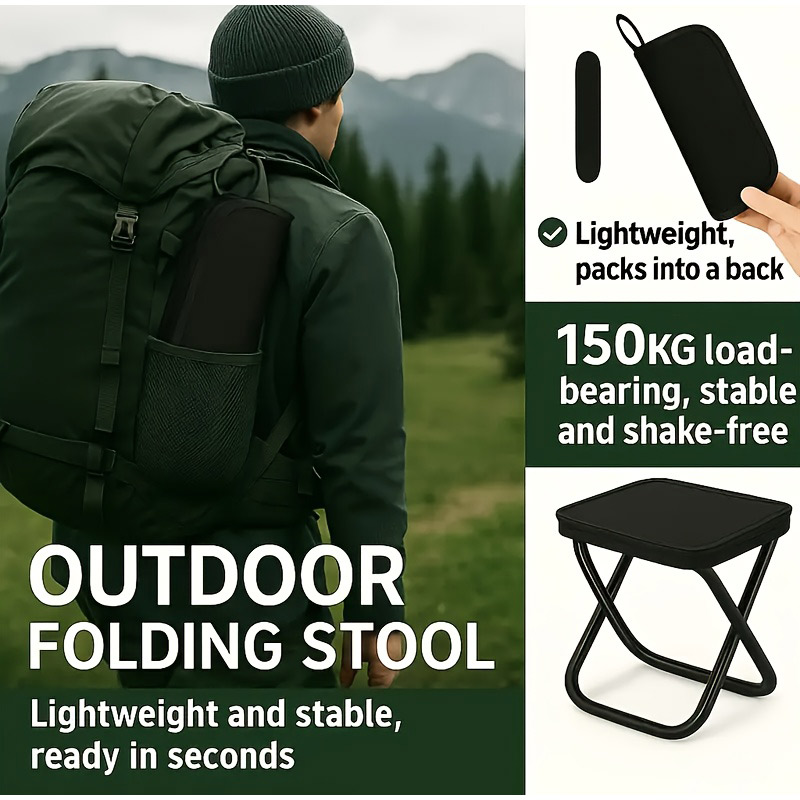    折りたたみ釣り用スツールポータブルアウトドアキャンプ - Outdoor Camping Bag のレビューと価格