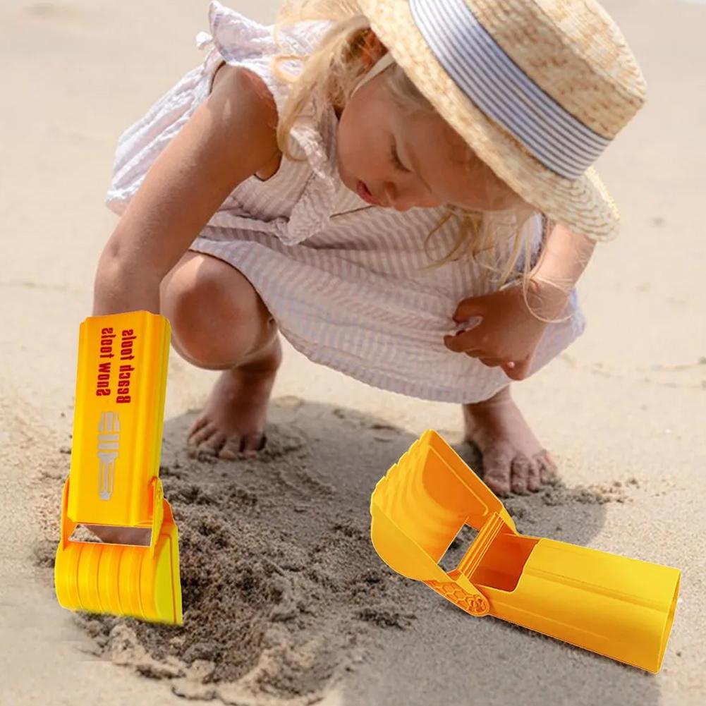 1/3個入り掘削機型砂浜雪遊び子供用ビーチトイシャベルツール - Outdoor Camping Games For Kids のレビューと価格