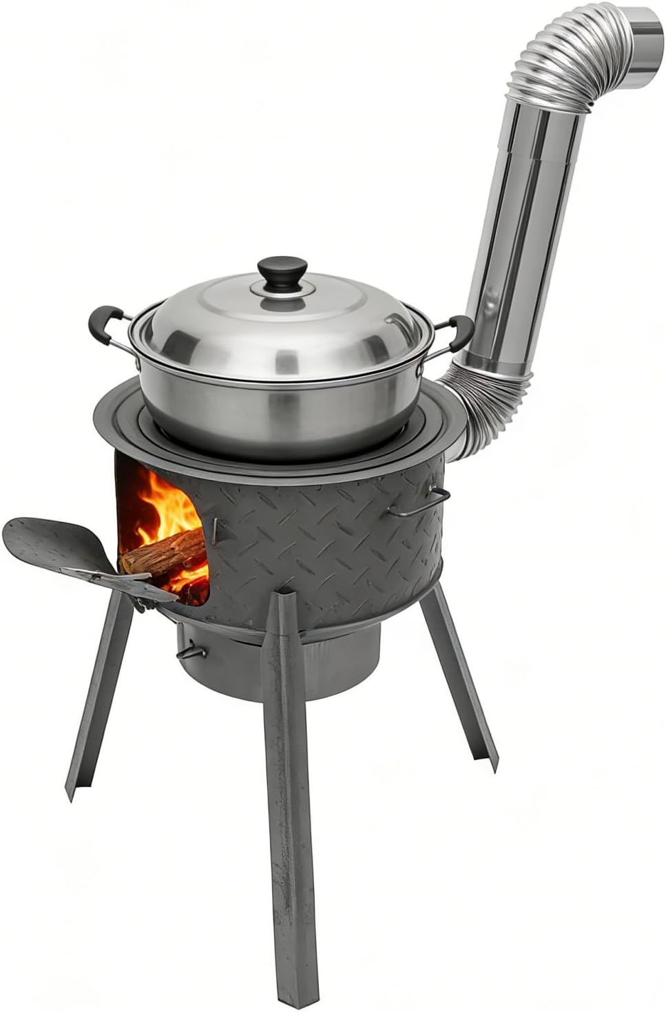 ポータブル薪焚きロケットストーブ キャンプやハイキング用 - - Outdoor Camping Stove Wood のレビューと価格