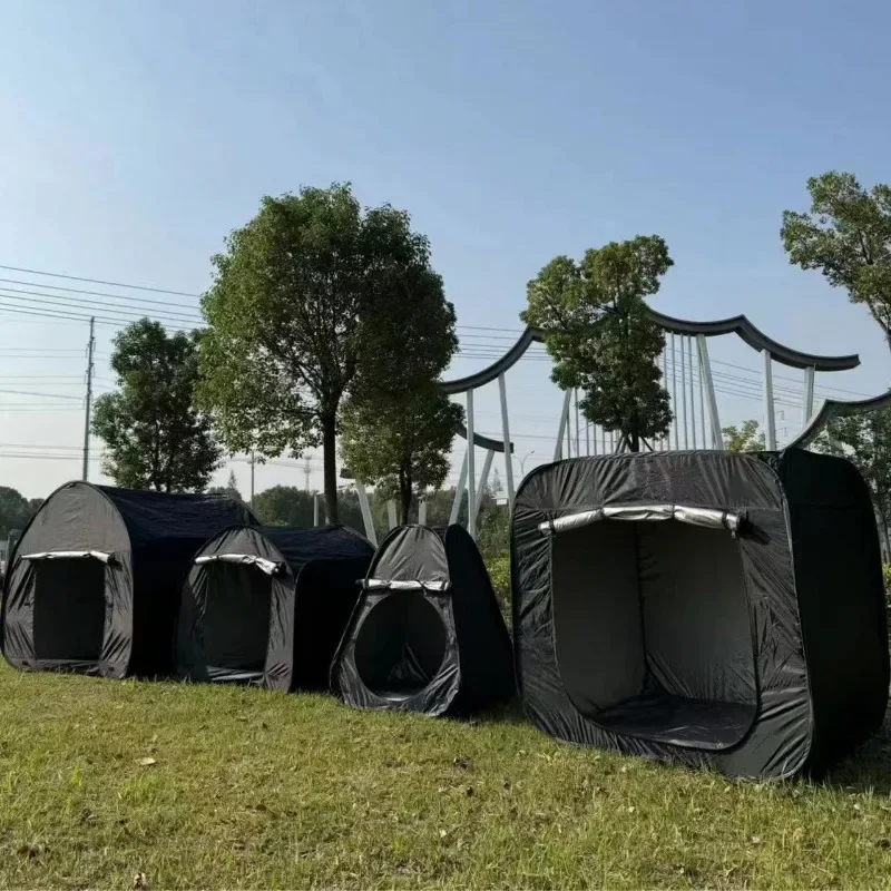 完全遮光キャンプテント オックスフォード布 折りたたみテント - Outdoor Camping Automatic Quick Opening Tent のレビューと価格