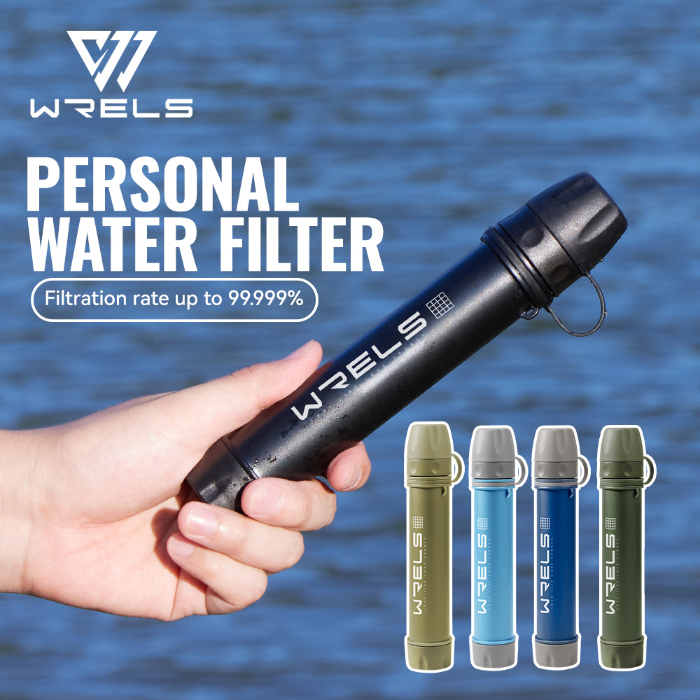 WRELS 屋外浄水器 ポータブル 直飲みミニ浄水器 屋外緊 - Outdoor Camping Water Filter のレビューと価格