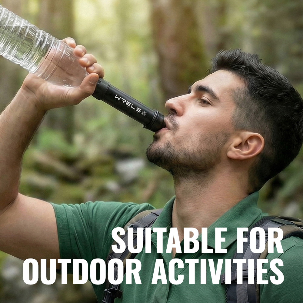 WRELS 屋外浄水器 ポータブル 直飲みミニ浄水器 屋外緊 - Outdoor Camping Water Filter のレビューと価格