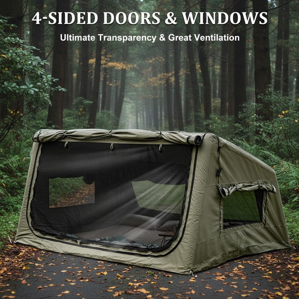 屋外自動膨張式キャンプテント キャンプパーティー 四季対応  - Outdoor Camping Inflatable Tent のレビューと価格