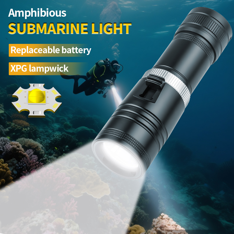 D117 アルミ防水 IPX8 ダイビング懐中電灯 LED  - Camping Lantern のレビューと価格