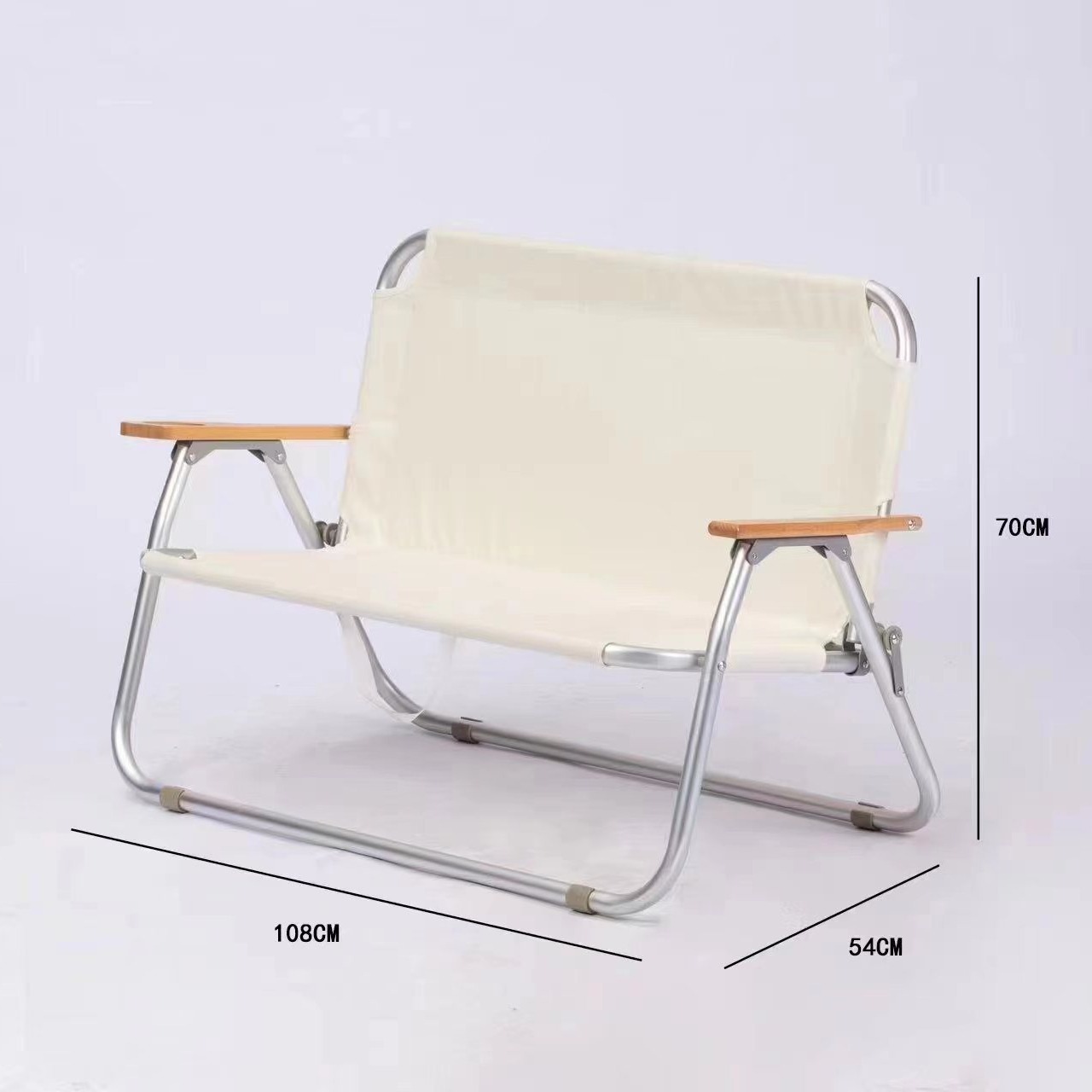 卸売 アウトドア 2人用 折りたたみ式 耐久性のあるダブルシ - Outdoor Camping Folding Chairs のレビューと価格