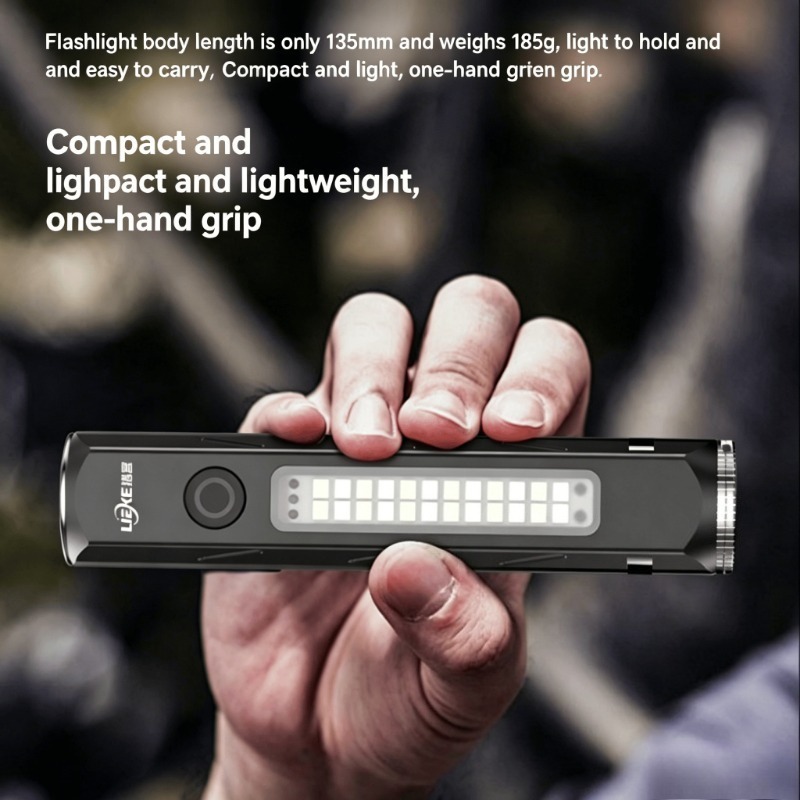 LED 強力な光懐中電灯タイプ C 充電小型ポータブル作業灯 - Outdoor Camping Lantern のレビューと価格