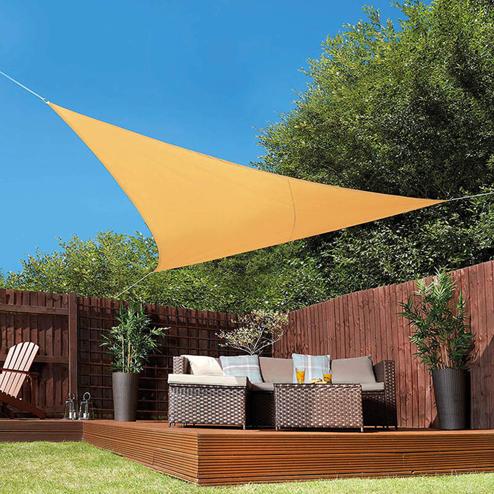 6 × 6 × 6 m 三角形太陽の避難所防水サンシェイドセ - Waterproof Tarp Shelter のレビューと価格