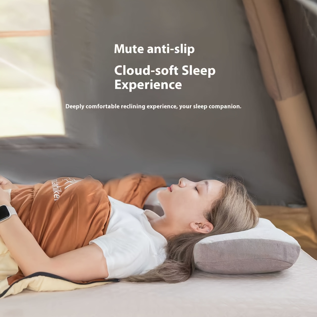 マウンテンハイカー 自動膨張式スポンジ枕 柔らかく、静かで、 - Camping Quiet のレビューと価格