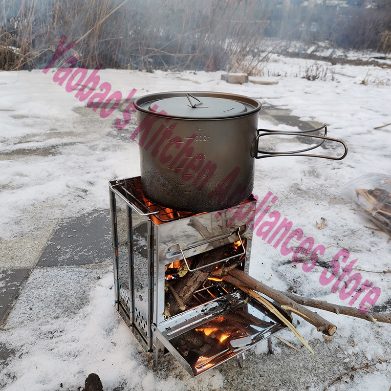 ウッドストーブ アウトドア キャンプ用品 分解可能なポータブ - Outdoor Camping Stove Wood のレビューと価格