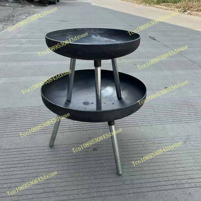 80cm大型鋳鉄製ファイヤーピット、屋内外兼用焚き火台、キャ - Outdoor Indoor Camping のレビューと価格