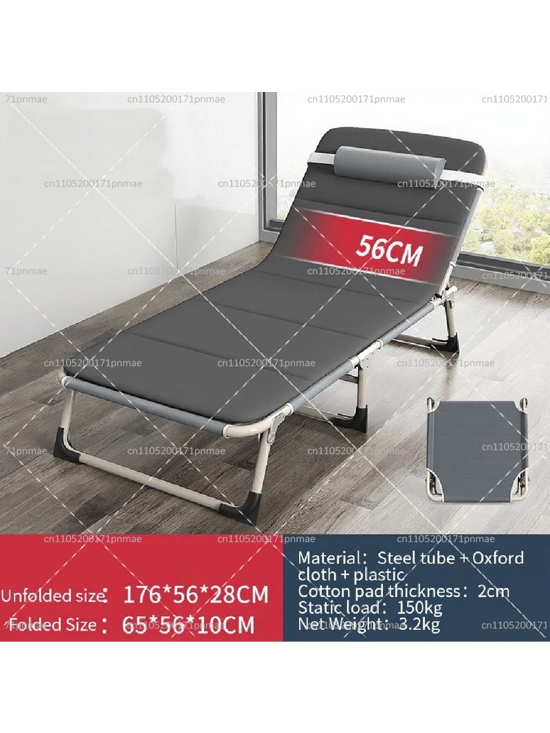 金属製折りたたみシングルベッド モダンオフィス用ポータブルベ - Outdoor Camping Folding Chairs のレビューと価格