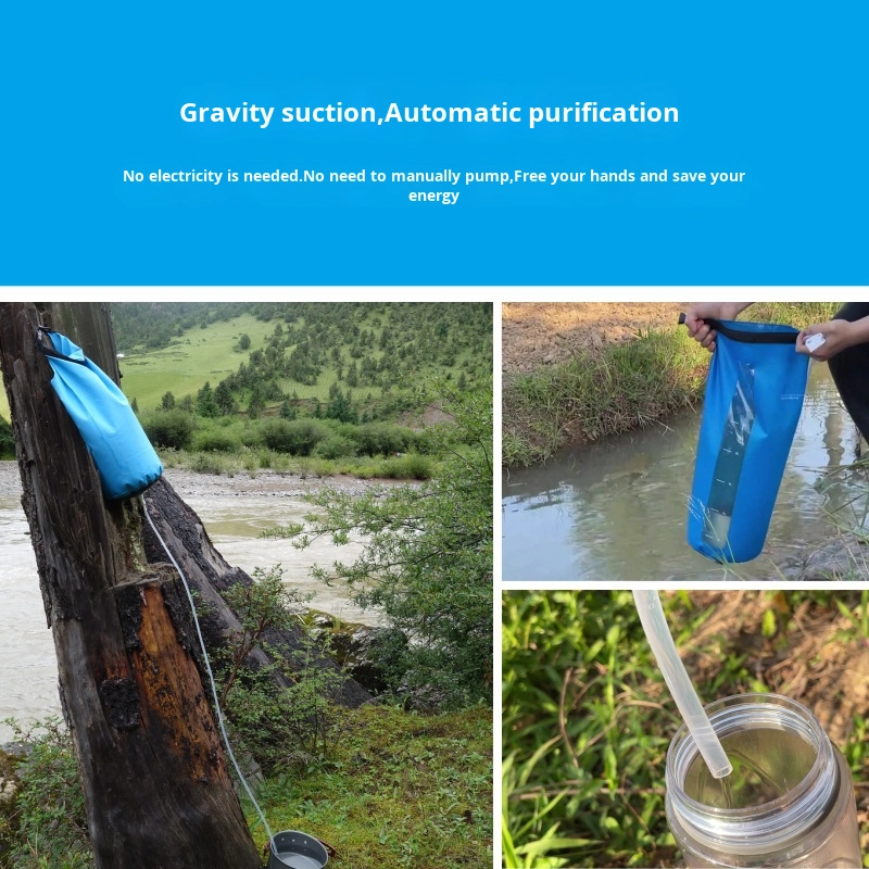 携帯型屋外キャンプ浄水器、個別重力式緊急災害救助フィルター、 - Outdoor Camping Water Filter のレビューと価格