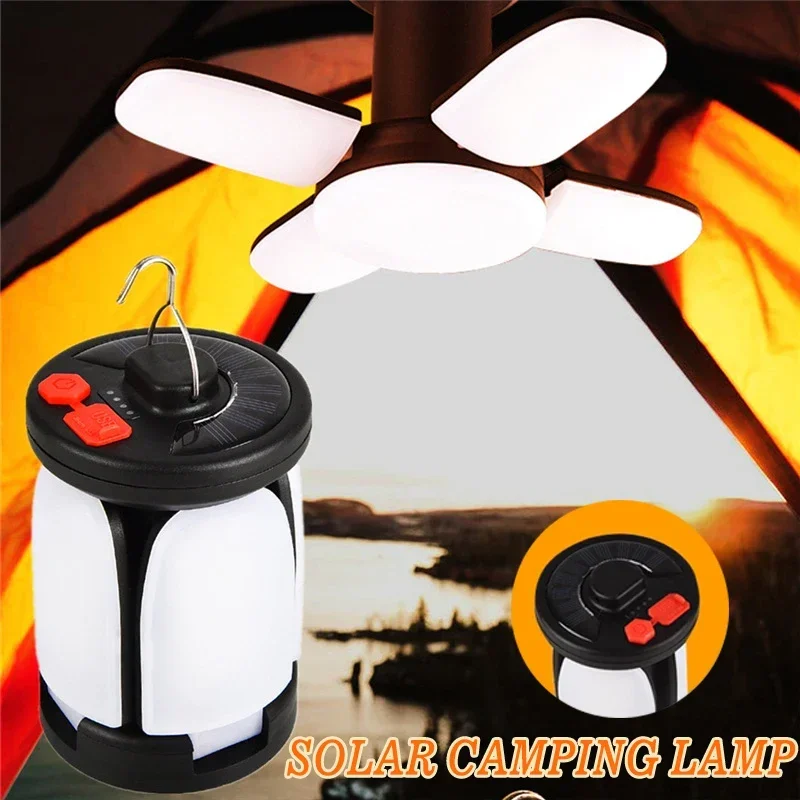 ソーラーキャンプランタン、屋内ホームオフィス用ポータブルLE - Outdoor Indoor Camping のレビューと価格