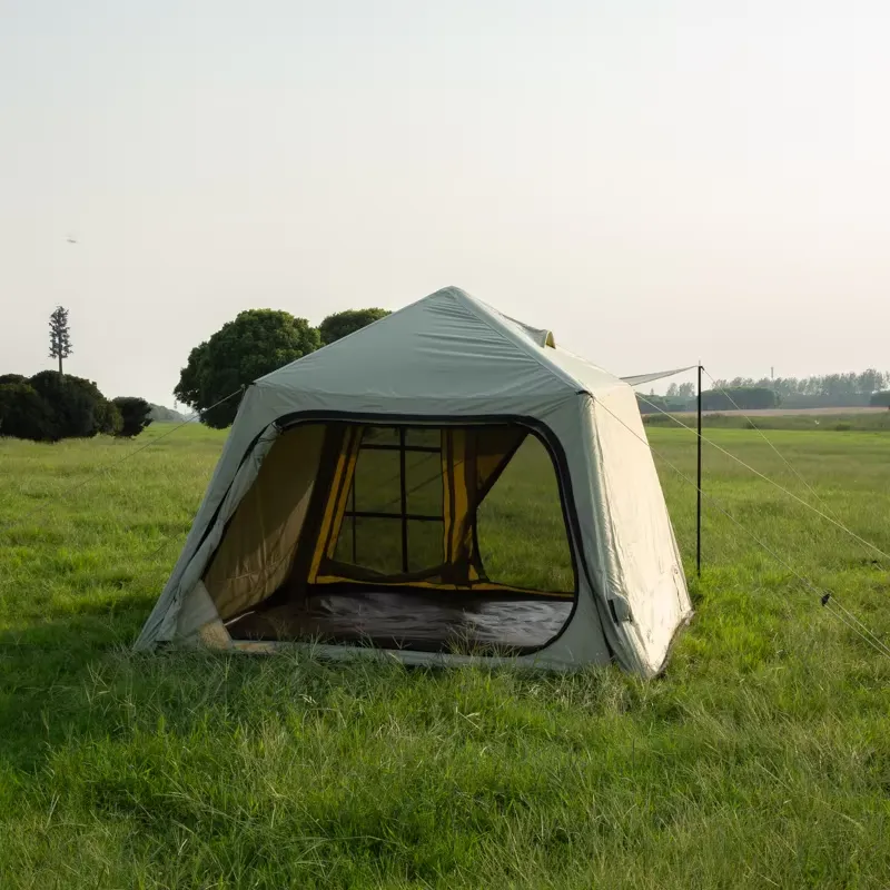 防水ポータブルオックスフォード生地エアテント、家族でのアウト - Outdoor Camping Inflatable Tent のレビューと価格