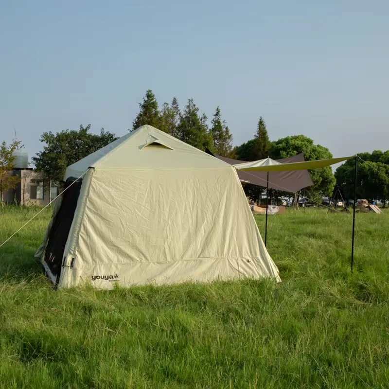 防水ポータブルオックスフォード生地エアテント、家族でのアウト - Outdoor Camping Inflatable Tent のレビューと価格